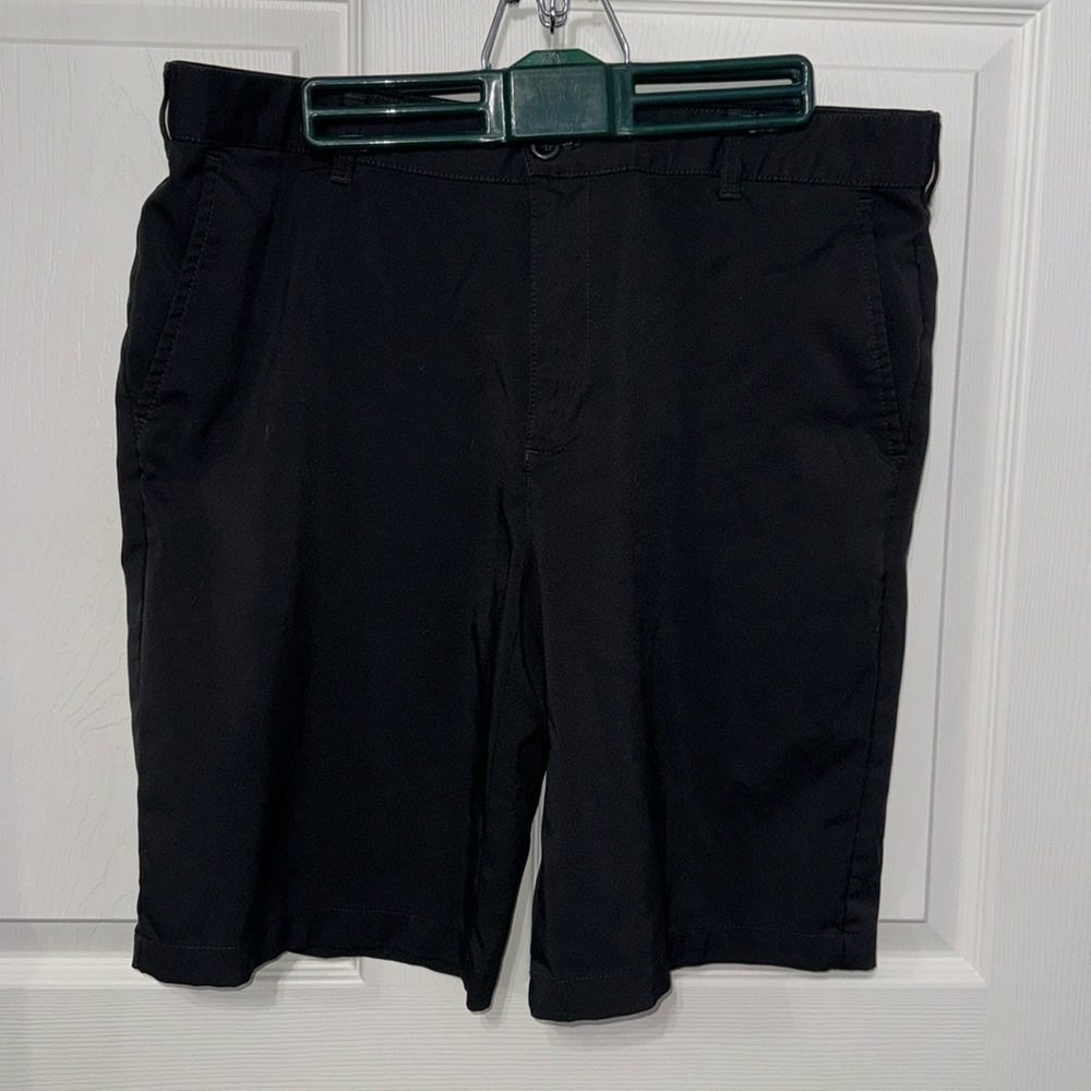 Black golf shorts